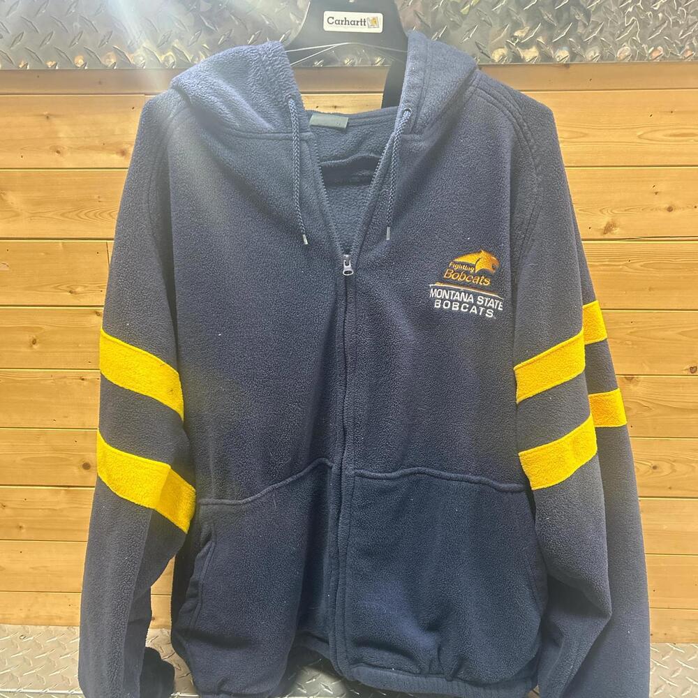 Men's Navy and Blue Hoody